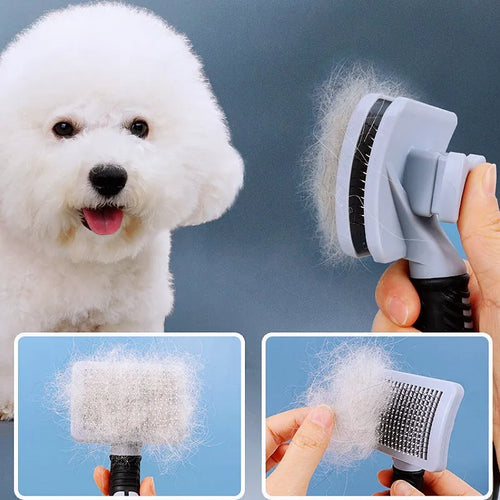 Cepillo Autolimpiante para Mascotas