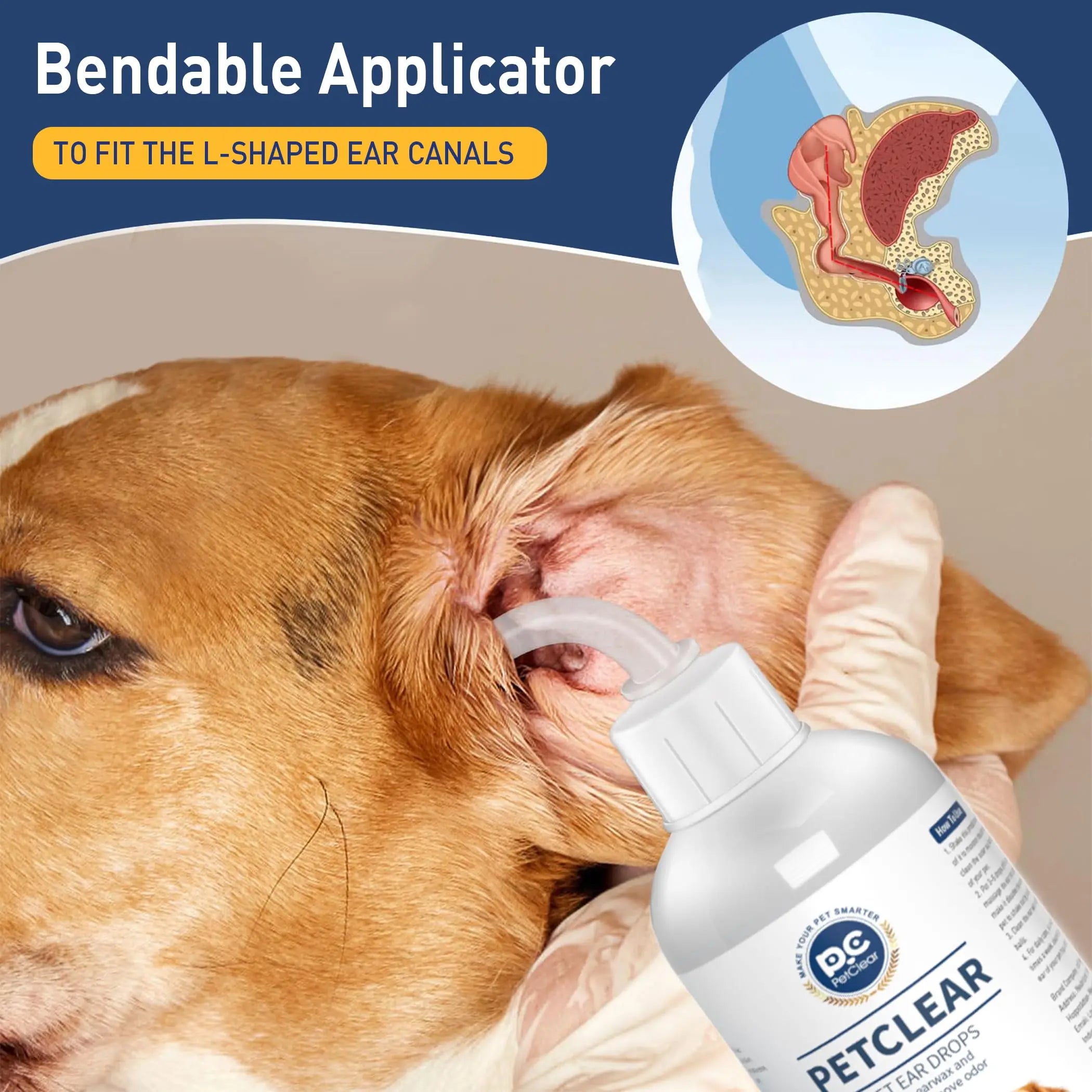 PetClear 60ml Gotas Naturales para Oídos